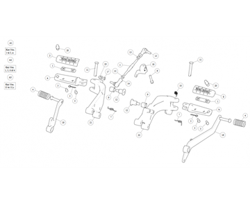 FRONT FOOTREST INTERCEPTOR 650