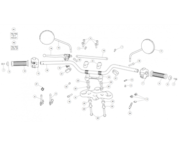 HANDLEBAR ASSY INTERCEPTOR 650