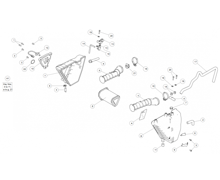AIR FILTER BOX CONTINENTAL GT 650
