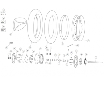REAR WHEEL CONTINENTAL GT 650