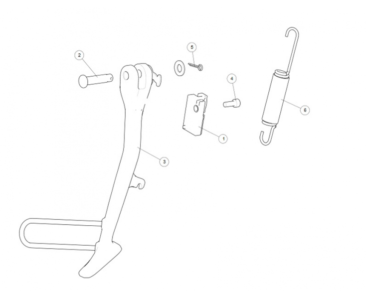 SIDE STAND CONTINENTAL GT 650