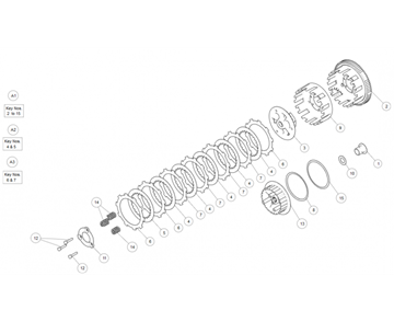CLUTCH CONTINENTAL GT 650