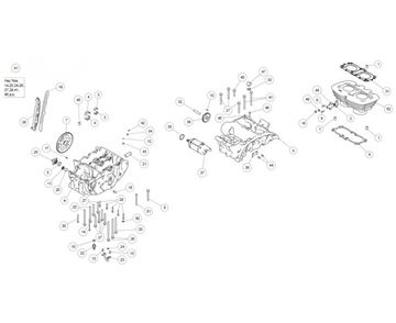 ENGINE CRANKCASE/CYLINDER CONTINENTAL GT 650