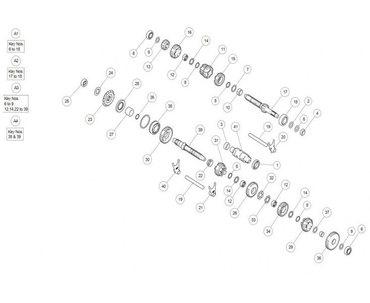 TRANSMISSION CONTINENTAL GT 650