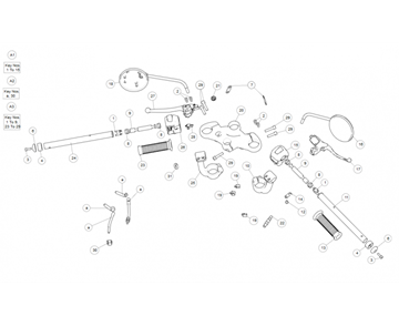 HANDLEBAR ASSY CONTINENTAL GT 650