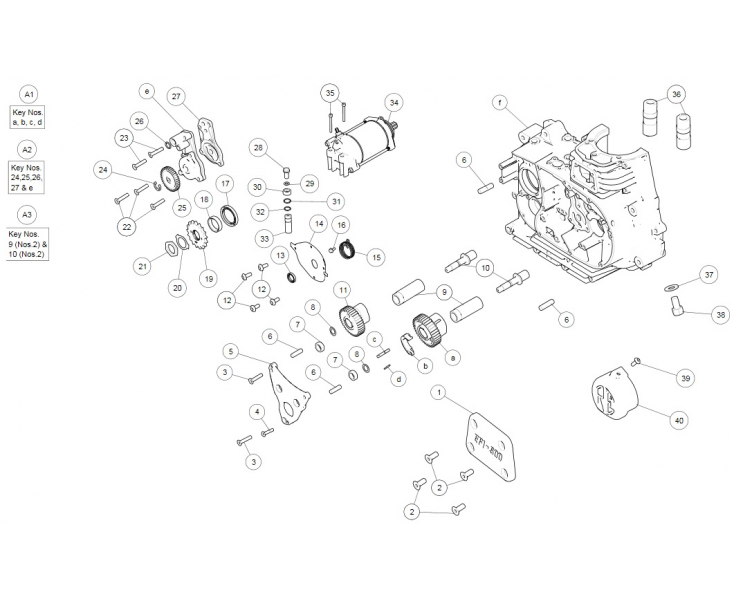 OIL PUMP/STARTER CONTINENTAL GT 535 (E3)