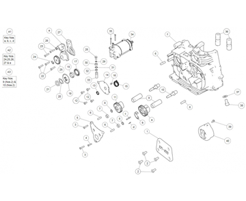 OIL PUMP/STARTER CONTINENTAL GT 535 (E3)