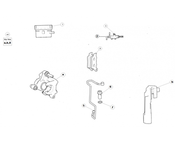 REAR BRAKE ASSEMBLY CONTINENTAL GT 535 (E3)
