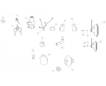 SWITCHES / LOCK / RELAY CONTINENTAL GT 535 (E3)