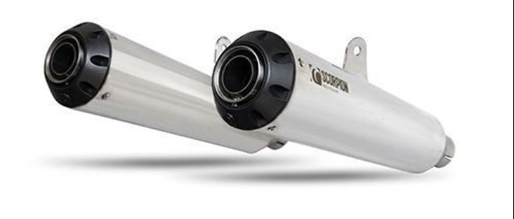 Afbeelding van SCORPION SILENCER SET OF 2 CHROME