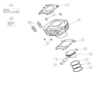 CYLINDER / PISTON HIMALAYAN