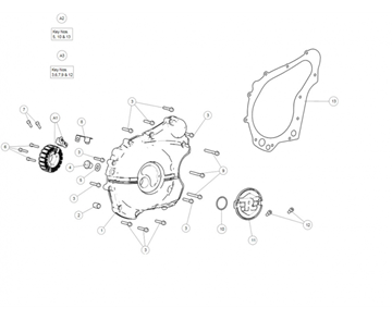 IGNITION / STATOR COVER HIMALAYAN