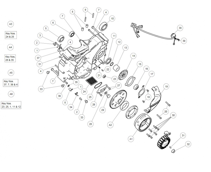 LEFT ENGINE HOUSING ASSY HIMALAYAN