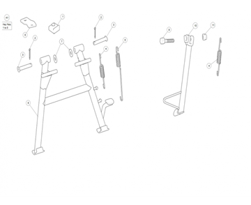 CENTER / SIDE STAND HIMALAYAN