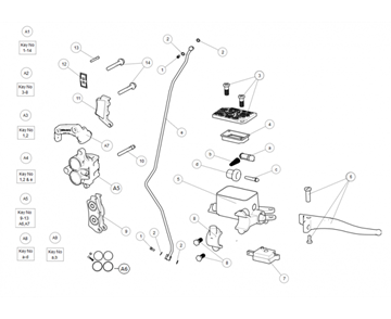 FRONT BRAKE ASSY HIMALAYAN
