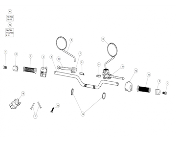 HANDLEBAR ASSY HIMALAYAN
