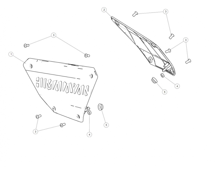 SIDE COVERS HIMALAYAN