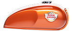 FUEL TANK, PAINTED ORANGE CRUSH