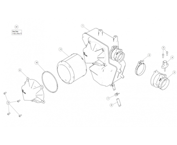 AIR FILTER BOX CONTINENTAL 535 (E4)