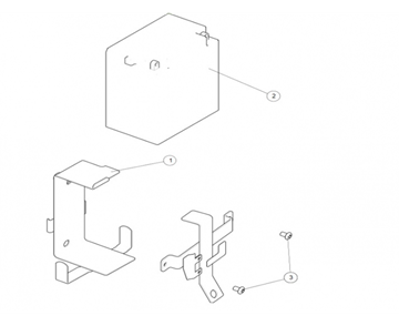 BATTERY HOLDER CONTINENTAL 535 (E4)