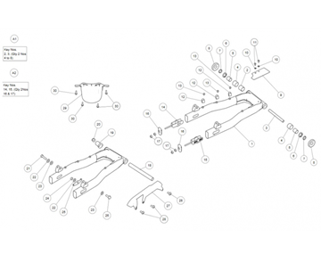 SWING ARM CONTINENTAL GT 535 (E4)