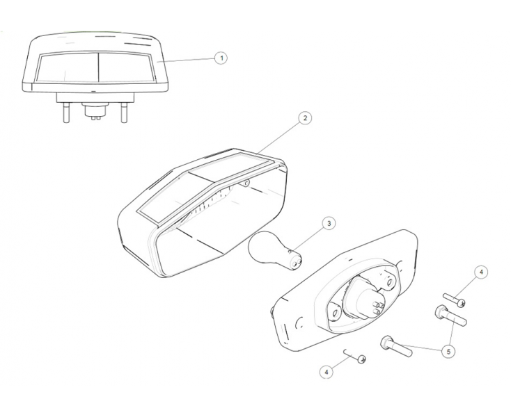 REAR LIGHT CONTINENTAL GT 535 (E4)