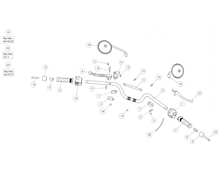 HANDLEBAR ASSY TRIAL