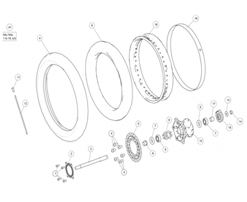 FRONT WHEEL CLASSIC 500 (E4)