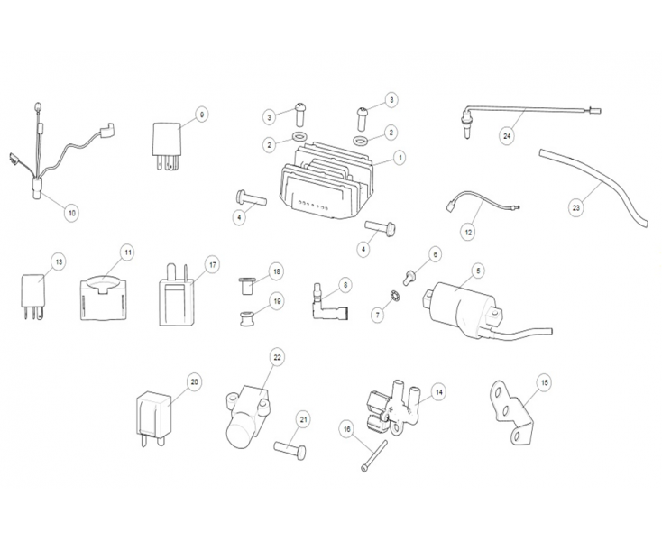 ELECTRICAL COMPONENTS BOX CLASSIC 500 (E4)