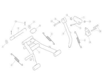 CENTER/SIDE STAND CLASSIC 500 (E4)