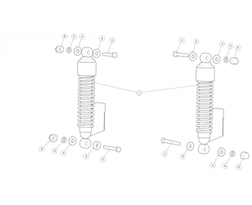 SHOCK ABSORBERS CLASSIC 500 (E3)