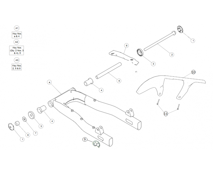 SWINGARM CLASSIC 500 (E3)