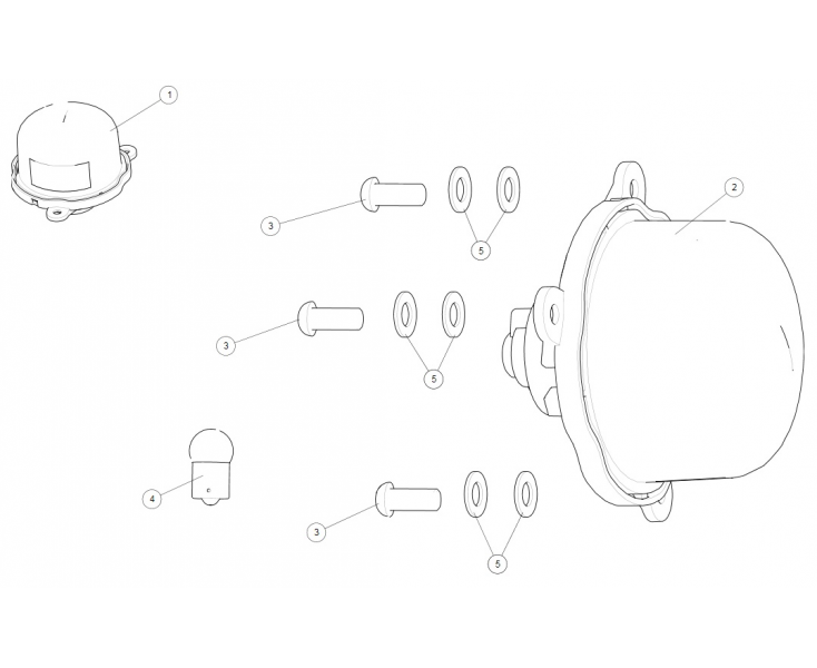 REAR LIGHT CLASSIC 500 (E3)