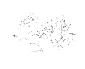 REAR FENDER CLASSIC 500 (E3)