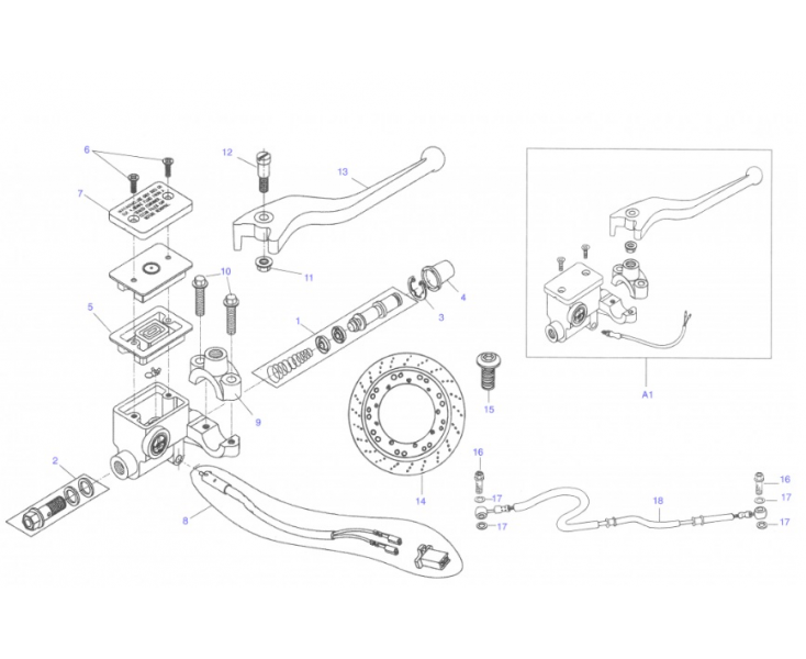 MASTER CYLINDER FRONT CLASSIC 500 (E3)