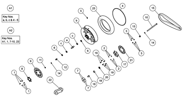REAR WHEEL METEOR 350
