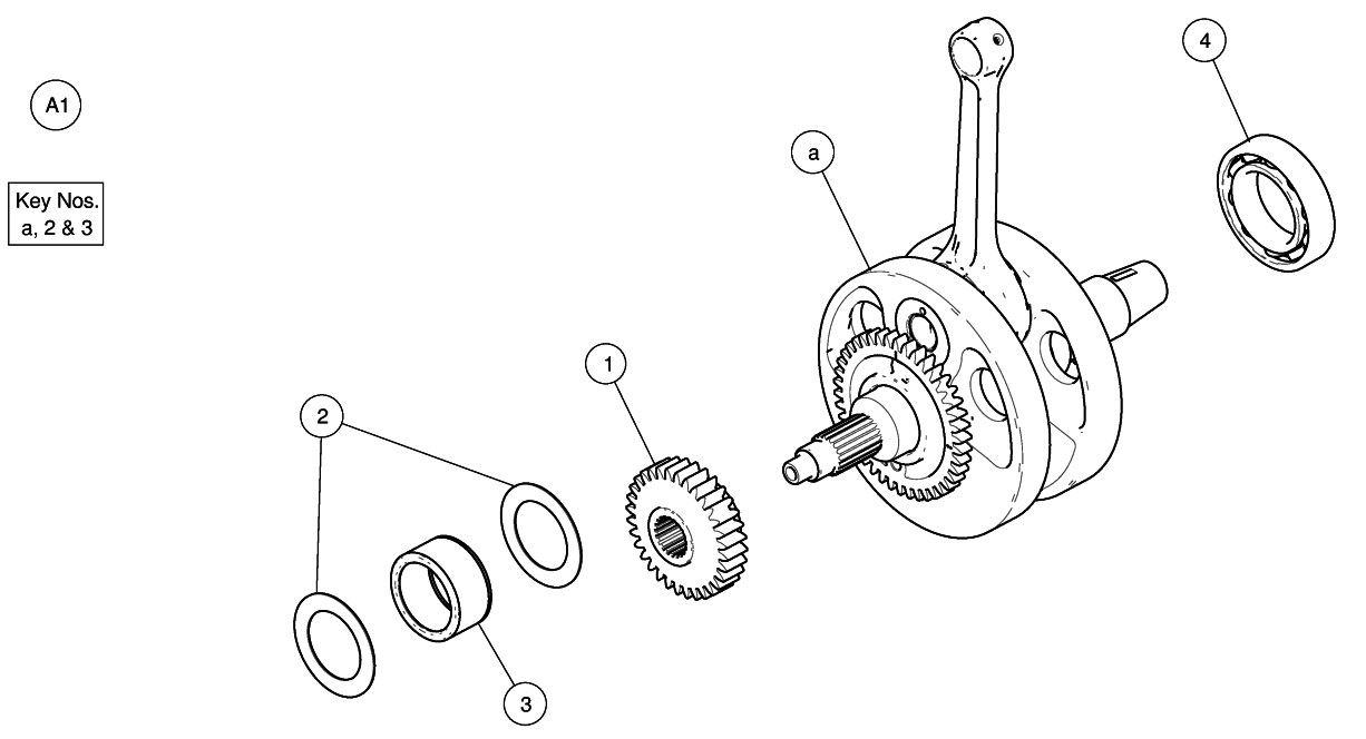 CRANKSHAFT METEOR 350