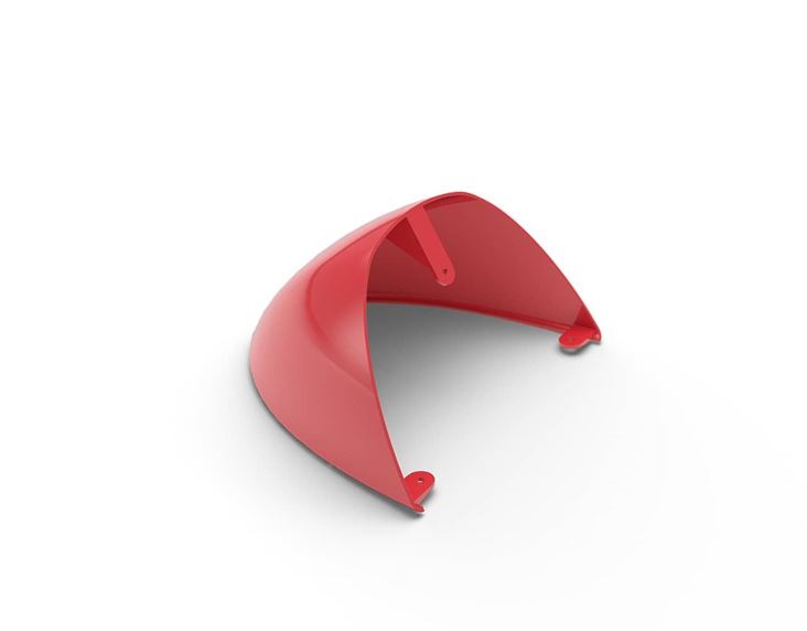 Afbeelding van SINGLE SEAT COWL ROCKER RED