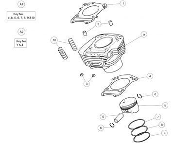 CILINDER PISTON HIMALAYAN (E5)