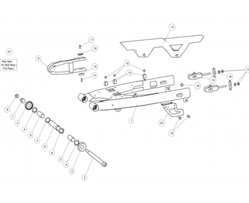 SWINGARM HIMALAYAN (E5)