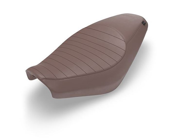 Afbeelding van BRUIN GEPLOOIDE SEAT COVER