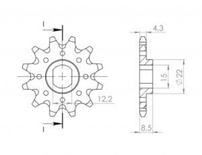 Afbeeldingen van Voortandwiel sx 50 00/2023
