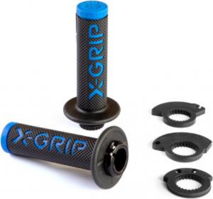 Afbeeldingen van BRAAAAP GRIPS LOCK-ON BLACK-BLUE