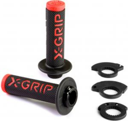 Afbeeldingen van BRAAAAP GRIPS LOCK-ON BLACK-RED