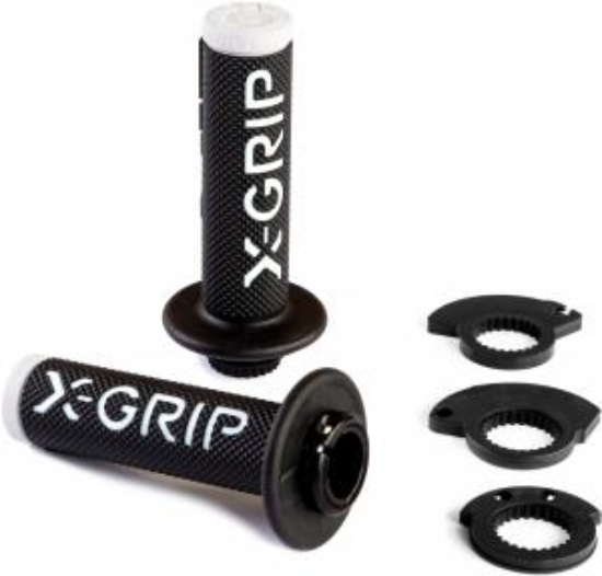 Afbeeldingen van BRAAAAP GRIPS LOCK-ON BLACK-WHITE