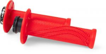 Afbeeldingen van R20 LOCK-ON GRIPS WAVE NEON RED