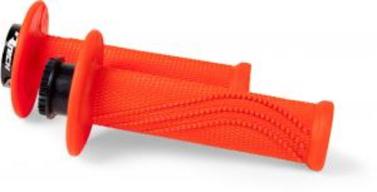 Afbeeldingen van R20 LOCK-ON GRIPS WAVE NEON ORANGE