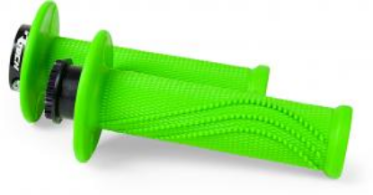 Afbeeldingen van R20 LOCK-ON GRIPS WAVE NEON GREEN