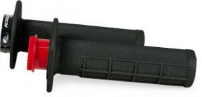 Afbeeldingen van R20 LOCK-ON GRIPS HALF WAFFLE BLACK