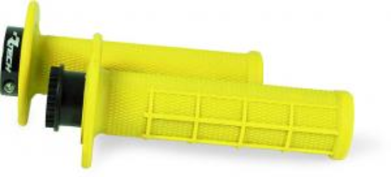Picture of R20 LOCK-ON GRIPS HALF WAFFLE NEON YELLOW